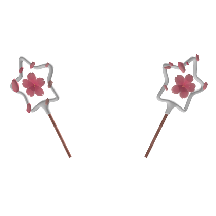 Sakura Diwali Pink Flowers Headband [Addon]