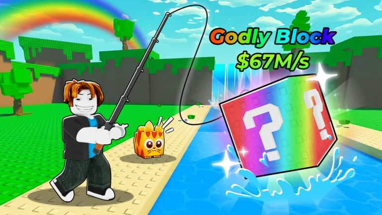 [UPD🐱]Catch Lucky Blocks From River