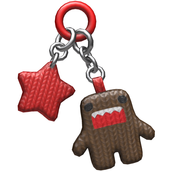 Scene Harajuku Domo Keychain  