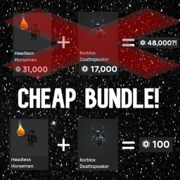 CHEAP HEADLESS + KORBLOX BUNDLE ⌛ !!