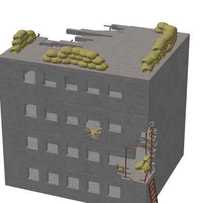 Destroyed Building Building City Aesthetic Modern