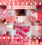- advertising hearts -