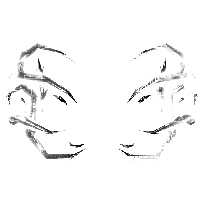 [GLOWING+GLITCHED] White Fire Strokes Aura Bottom