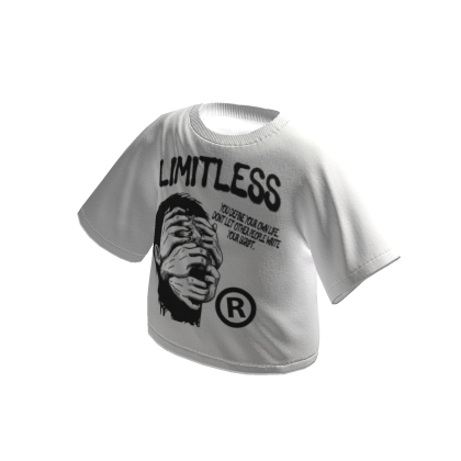 Boxy T Shirt White Limitless thumbnail