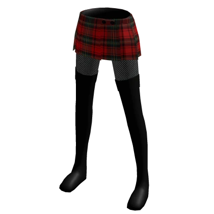 Red Christmas plaid skirt Roblox Item Rolimon s