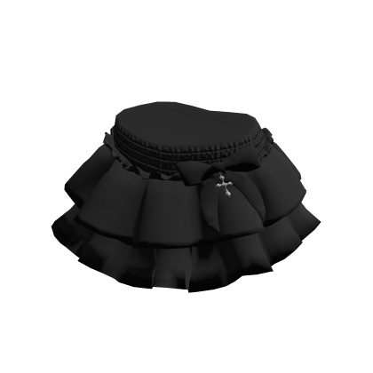 Black Ruffle Mini Short Dress