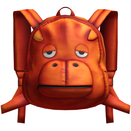 Issey Miyake Ne-net Hippo Backpack Orange Roblox item