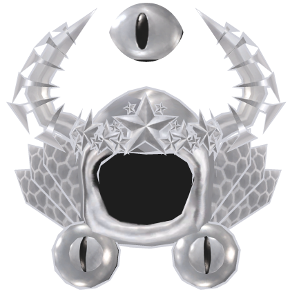 [Animated Eye] White Dominus + Horns + Crown