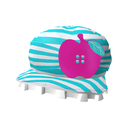 gyaru apple button cadet cap  Roblox item