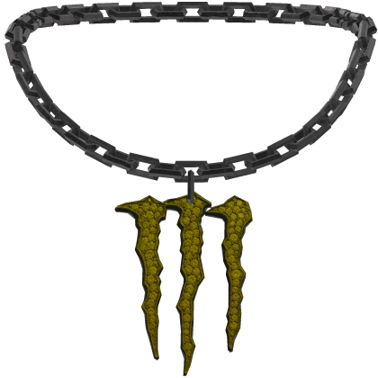 SCENE CLAW CHAIN 3.0 IN YELLOW GRUNGE M Roblox item