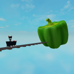 Cart Ride into bell pepper