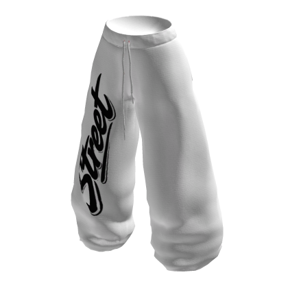 ✅🔴White Street Baggy Pants🔴✅