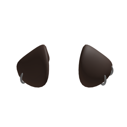 Pierced Brown Puppy Dog Ears