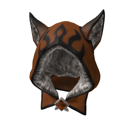 Orange Fox Hood
