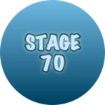 Reach Stage 70! Roblox badge thumbnail