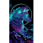 the dark blue wolfs