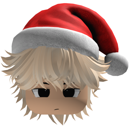 Beautiful hair Christmas beret (blonde)