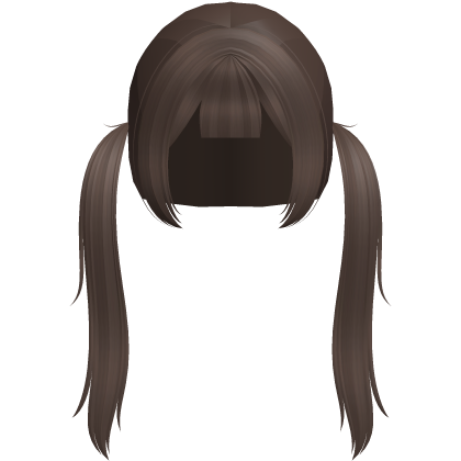 🧁adorable moe pigtails in brown