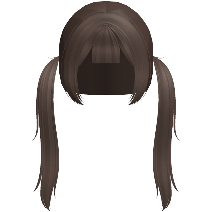 🧁adorable moe pigtails in brown
