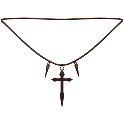 bronze vampire hunter cross chain Roblox item