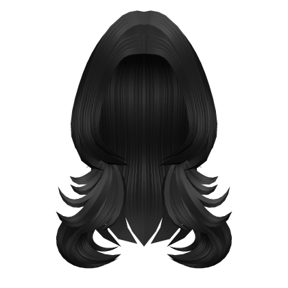 Y2K Punk Hair (Black)  Roblox item