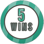 5 wins