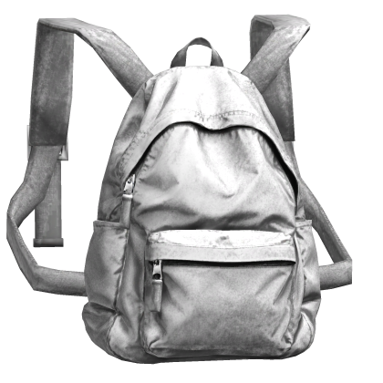 Grunge Emo White Backpack