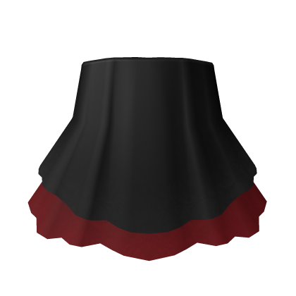 ❤️🦇 Layered train skirt - Red & Black [2.0] Roblox item