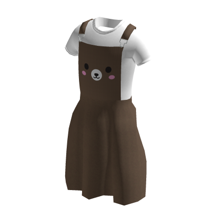 Brown Bear Overall Dress thumbnail