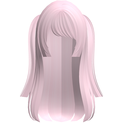 emo moe hime long hair w side ponies pink