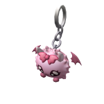 Cute Pink Bat Keychain