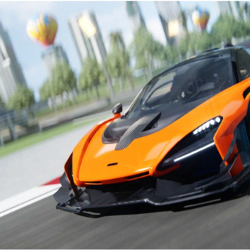 relaxing drive in the city