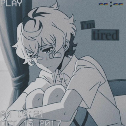 sad anime boy Roblox decal