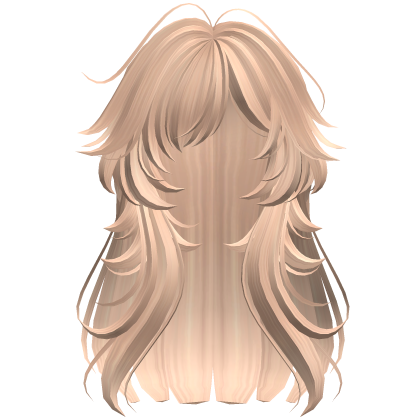Super Cute Layered Anime Hairstyle (Blonde) Roblox item