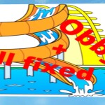 Water Slide! Obby + Fixed!