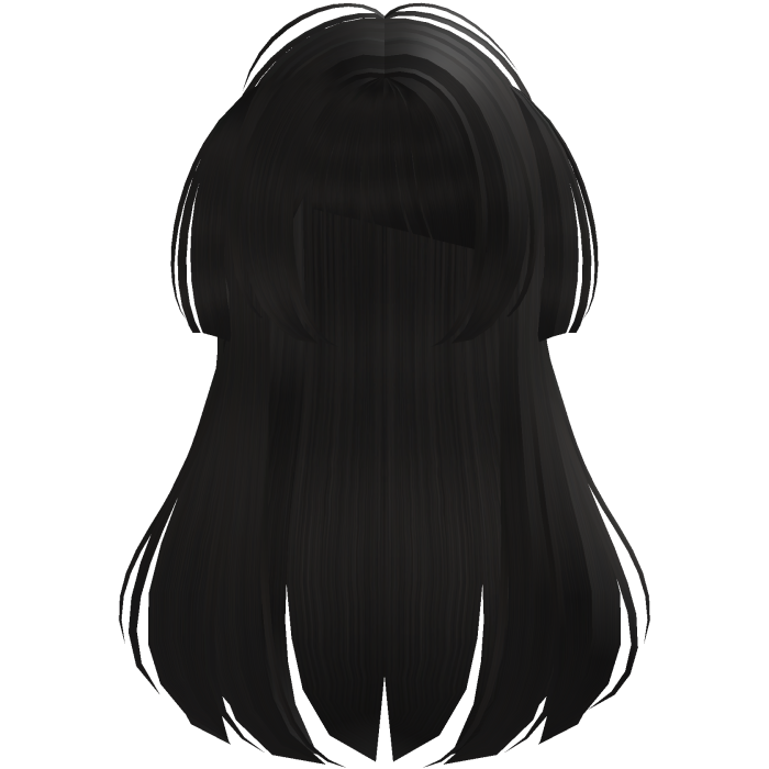 Dark brown Long Doll Hair with Mini Pigtails