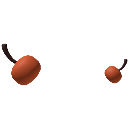 Low Poly Cherries for Swirly Flan Hair