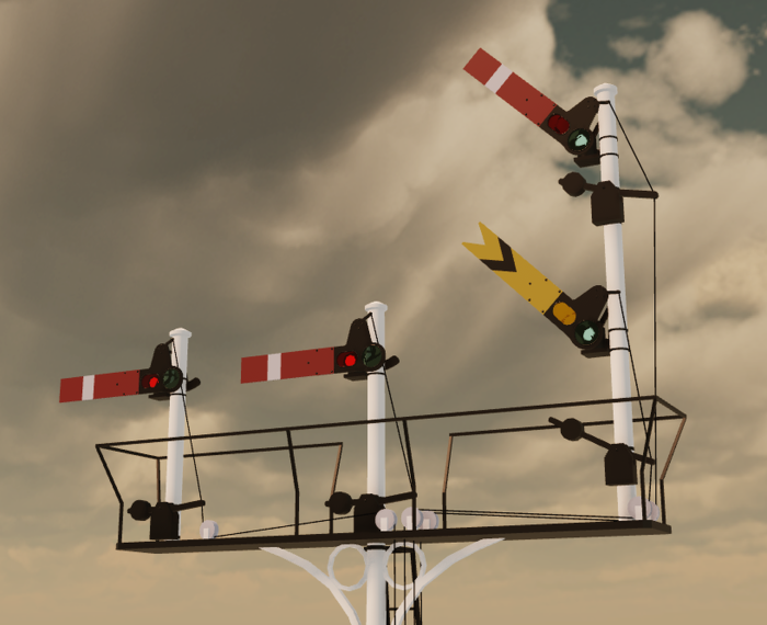 Build your own Gantry + Semaphore Signal set preview 3