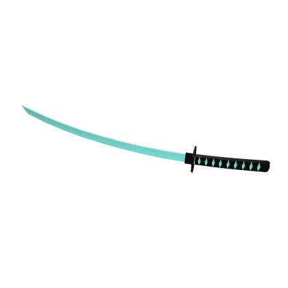 glowing katana