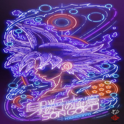 dragon ball neon Roblox decal