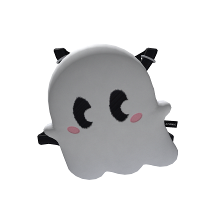 White Ghost Plush Backpack