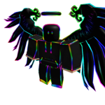 The rainbo shadows.