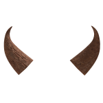 Hex The Devil Within Wood Horns