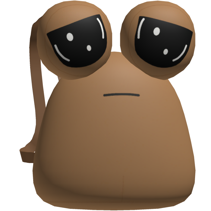 Cute Sad Pou Backpack 3.0
