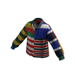 Ralph Lauren Patchwork-Stripe Jersey Rugby Shirt