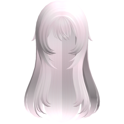 pastel pink soft wispy long shoujo girl hair