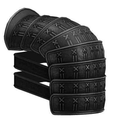 Black Samurai Pauldron - Left Roblox item