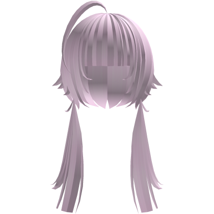spiky moe emo pigtail with ahoge {pink} ᗜ⩊ᗜ 
