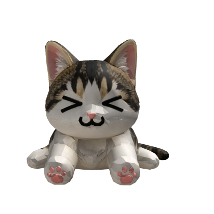 🍀Cute Tabby Cat Hat Roblox item