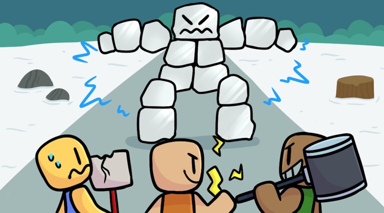 Snow Shoveling Simulator — official Roblox game image